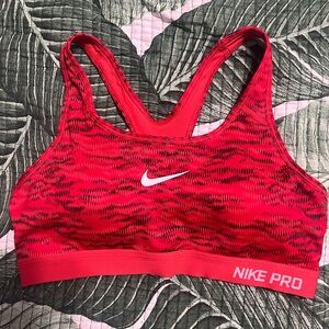 Nike Pro Women's Red Sports Bra
